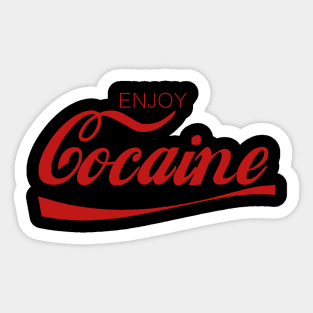 Enjoy Cocaine | Drug Flex Coca | Cocaine cult Sticker